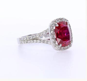 Sans prix de réserve - Bague de fiançailles Argent - 5.48ct.