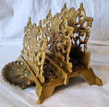 Support - Laiton - Porte-lettres en laiton
