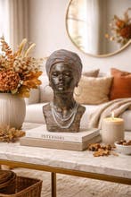 buste negro dame - Buste, negroide dame - 50 cm -