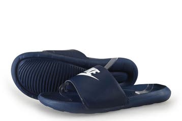 Nike Slippers in maat 45 Blauw, Kleding | Heren, Slippers, Nike, Zo goed als nieuw, Verzenden