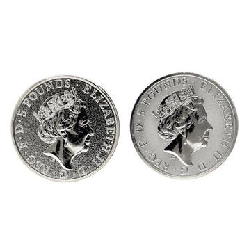 Verenigd Koninkrijk. 5 Pounds 2017/2018 - Red Dragon of