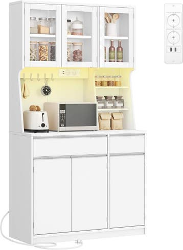Hzuaneri Keukenkast, dressoir, commode keuken met stopcontac, Verzenden, Nieuw