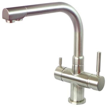 3 in 1 Kraan Forum / Brushed Nickel, Doe-het-zelf en Bouw, Verzenden, Nieuw