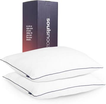 2dekans | Soulsnooze Luxe Hoofdkussens – Set van 2 – 40x80, Ophalen of Verzenden, Nieuw