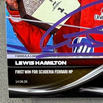 Ferrari - Topps Now - (038) Lewis Hamilton First Win for, Nieuw