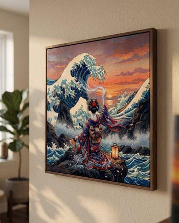 MEDSAN - Geisha Before the Kanagawa Wave ()