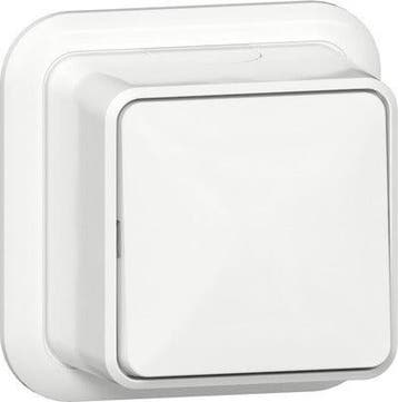 Gira Interrupteur De Surface Intermédiaire Blanc Pur -, Verzenden