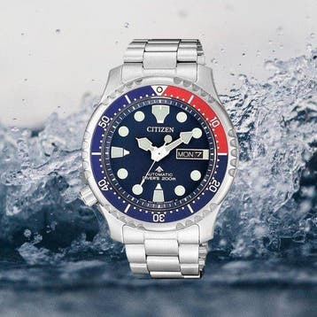 Citizen - Citizen Promaster Divers Pepsi Automatic - Sans