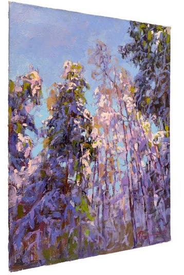 Sergei Flitov (1964) - Ciel Clair sur les Branches Enneigées
