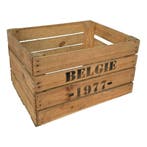Fruitkisten met opdruk  België Antwerpen Brussel, Minder dan 50 cm, Gebruikt, 50 tot 100 cm, Verzenden