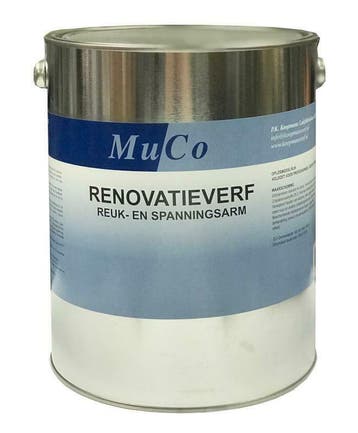 Koopmans MuCo Synthetische renovatie muurverf per 5 liter of, Doe-het-zelf en Bouw, Verzenden, Nieuw