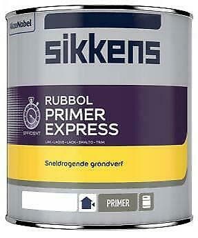 Sikkens Rubbol Primer Express sneldrogende grondverf 1000 ml, Verzenden, Nieuw