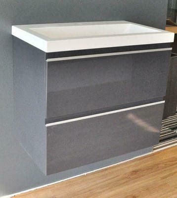 onderkast 60cmx36cm zo.wastafel gl.grijs, Ophalen of Verzenden, Nieuw