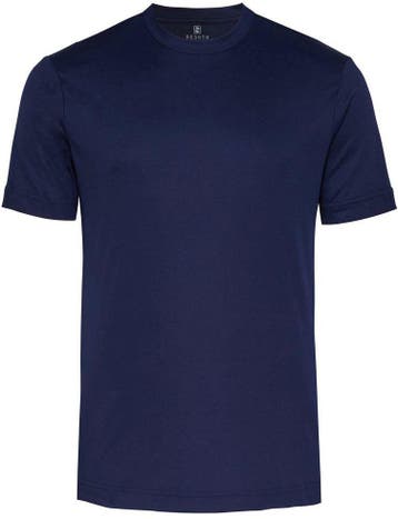 Desoto T-Shirt Solid Navy maat Maat 46 (S) of kleiner Heren, Verzenden