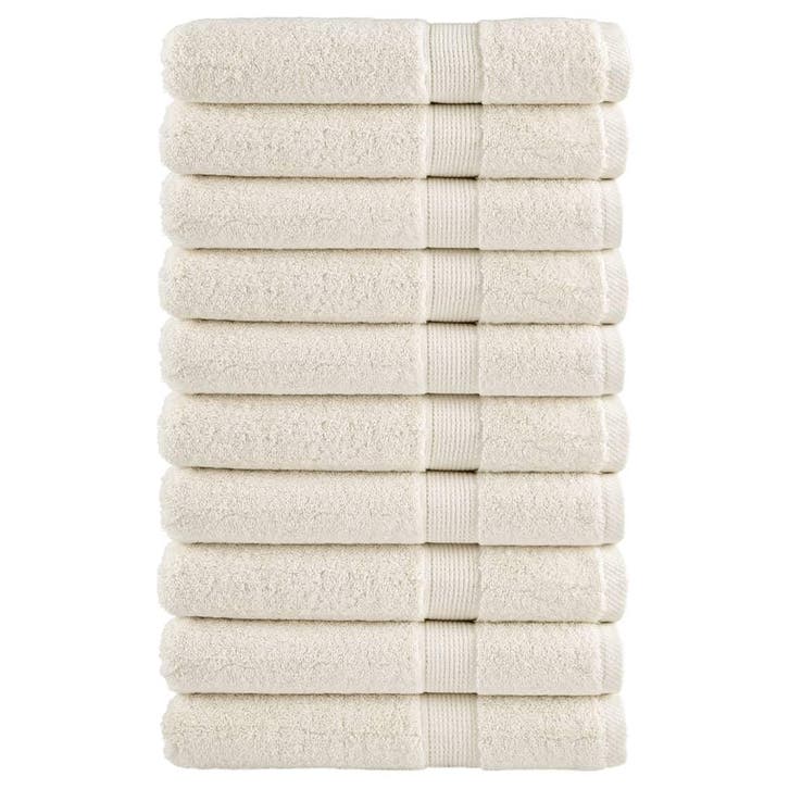 vidaXL Saunadoeken SOLUND 10 st 600 g/m² 80x200 cm, Maison & Meubles, Salle de bain | Linge de bain & Accessoires, Envoi