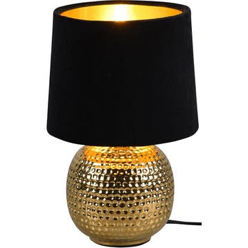 LED Tafellamp - Trion Sofia - E14 Fitting - Rond - Mat Zwart, Verzenden, Nieuw