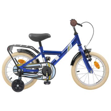vidaXL Kinderfiets 12 Inch voor 2-4 jaar oud Donkerblauw, Fietsen en Brommers, Verzenden, Nieuw
