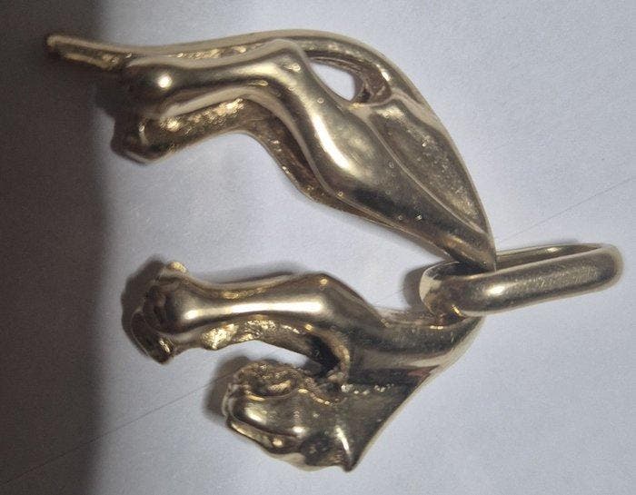 Hanger - 18 karaat Geel goud, Handtassen en Accessoires, Antieke sieraden