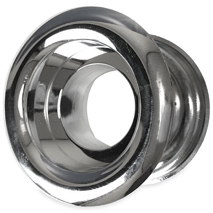 Rond deurrooster Ø40mm - kunststof chrome, Bricolage & Construction, Ventilation & Extraction, Envoi