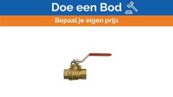 Bieden: Maestrini 1/2inch Brass Gate Valve 5140D Marine Yac, Ophalen of Verzenden, Nieuw