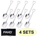 Fako Bijoux - Dessert Bestek - Schep & Schop - 8 Lepels -, Huis en Inrichting, Keuken | Bestek, Verzenden, Nieuw
