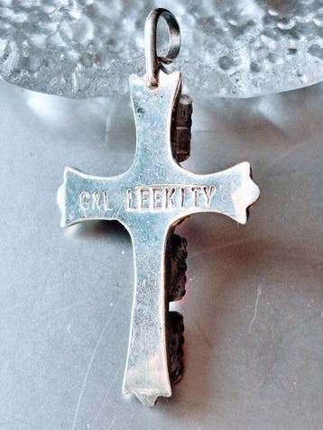 Croix - Espagne - Leekity, Indien Zuni (Sans prix de, Antiquités & Art