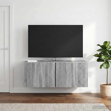 vidaXL Wandmontage TV-kast 78,5 x 31 x 30 cm Grijs sonoma, Verzenden, Nieuw