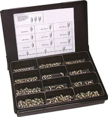 Smeernippel Assortiment 350 Stuks DIN 71412 En DIN 3404, Verzenden