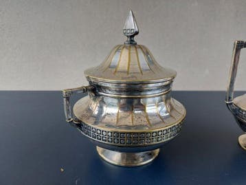 WMF / Geislingen - Service à café - Plaqué(e) argent