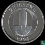 Zimbabwe 10 dollars 1996 (PROOF) Reserve bank building, Postzegels en Munten, Munten | Afrika, Verzenden, Overige landen, Losse munt
