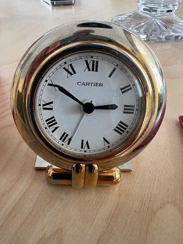 Bureauklok - Cartier - Staal - 1990-2000 - Clock Baignoire, Antiek en Kunst, Antiek | Klokken