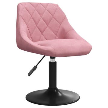 Eetkamerstoel roze fluweel -29% | Retour deal!, Huis en Inrichting, Overige kleuren, Verzenden, Nieuw, Metaal