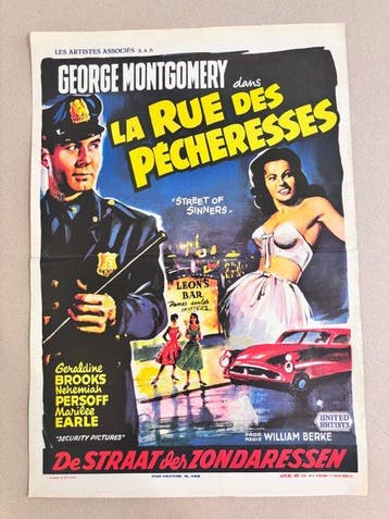 George Montgomery. - La Rue des pécheresses, Verzamelen, Nieuw