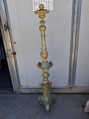 Chandelier - Bois, Métal - candélabre antique