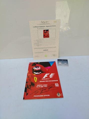Michael Schumacher - Programma - Gesigneerd (Coa) - Ferrari