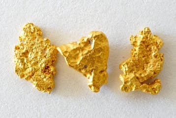 Goud Mauritaanse nuggets 1,044 gram- 1.04 g - (3)