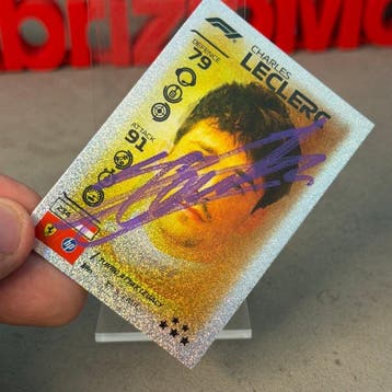 Ferrari - Topps 234 Turbo Attax Legacy Leclerc Signed -