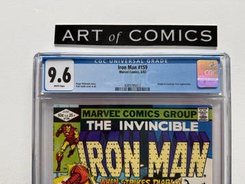 Iron Man #159 - CGC 9.6 - Diablo, Fantastic Four appearance, Nieuw