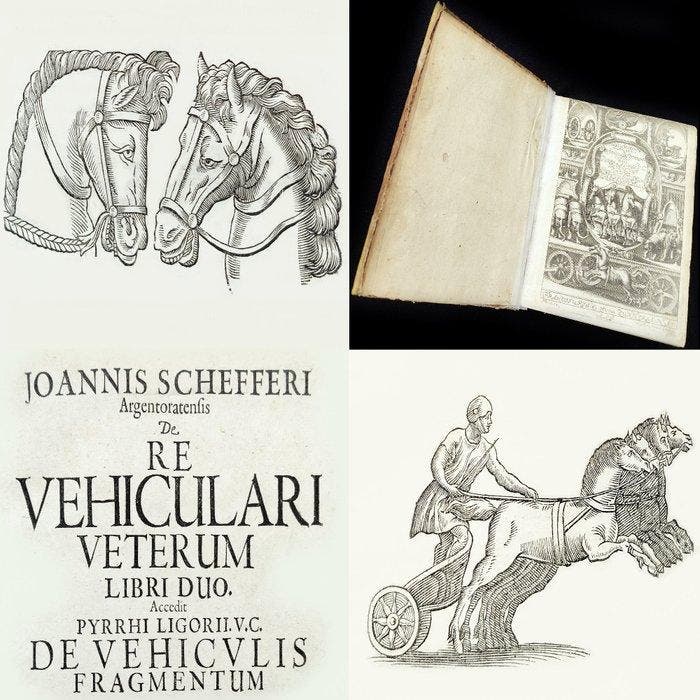 Jean Scheffer and Pirro Ligorio - Vehicles of the Ancients, Antiek en Kunst, Antiek | Boeken en Manuscripten