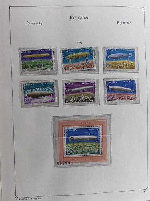 Roemenië 1978/2003 - Verzameling in drie Kabe albums, Timbres & Monnaies, Timbres | Europe | Autre