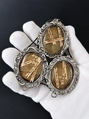 Reliekhouder - Zilver - 1850-1900 - Theologische deugden