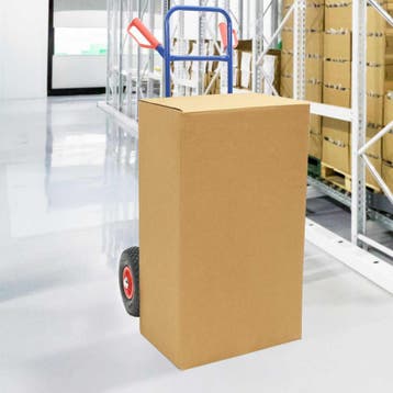 vidaXL Uittrekbare Handwagen Blauw en Rood 49,5 x 53 x 114, Doe-het-zelf en Bouw, Transportwagens, Verzenden, Nieuw