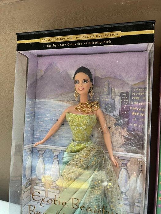 Barbie - Barbiepop Exotic Beauty / Peace & Love 70s -, Antiek en Kunst, Antiek | Speelgoed
