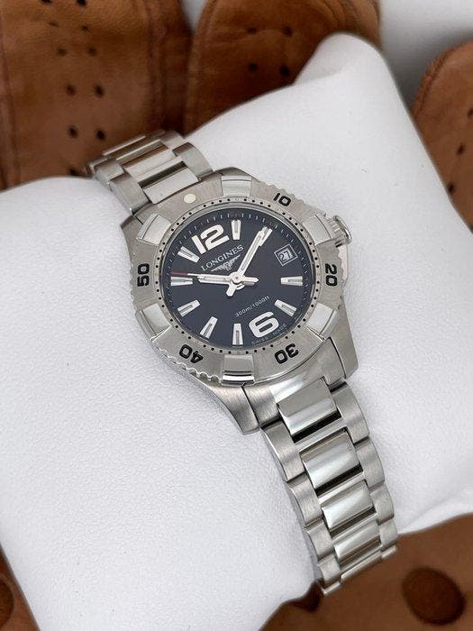 Longines - Hydroconquest Lady - L3.147.4.56.6 - Dames -, Handtassen en Accessoires, Horloges | Antiek