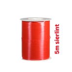 5m Rood lint - krullint - cadeau versiering - leuk inpakk..., Diversen, Cadeauverpakkingen, Ophalen of Verzenden, Nieuw