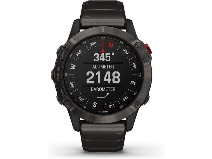 Garmin Fenix 6 47 mm titanium met een titanium met eenalen, Bijoux, Sacs & Beauté, Montres connectées, Envoi