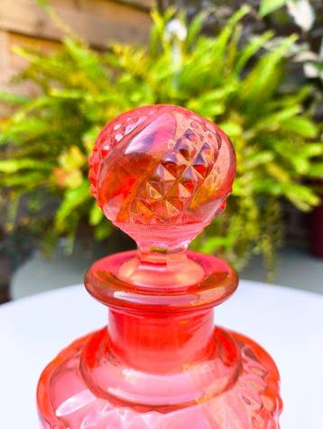 Baccarat - Bouteille de parfum - Cristal - Motif : serpentin