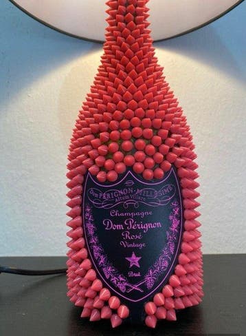 mattia paladini - Nachtlampje - Glas - Lamp Dom Pèrignon, Nieuw