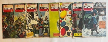 Hergé - 52 Le Journal de Tintin - 1954 complète - 52 Numéros, Livres