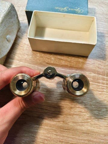 jumelles de théâtre - Elegant Vintage Mother-of-Pearl Opera